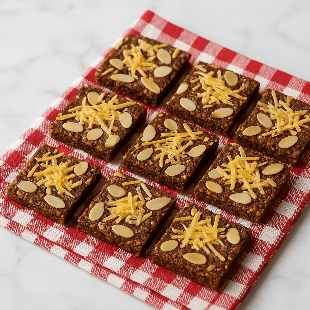 Choco Cheese Almond Crisps